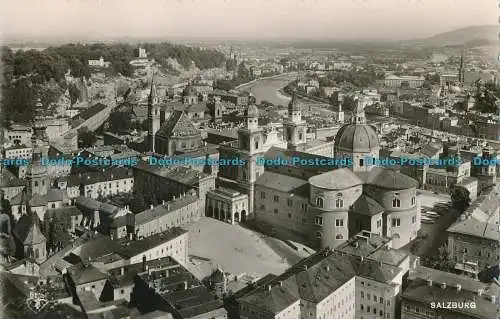 R008779 Salzburg. Blick von der Burg. Alfred Grundler. RP