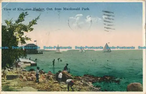 R008799 Blick auf den Hafen von Kingston. Ont. aus Macdonald Park. 1930