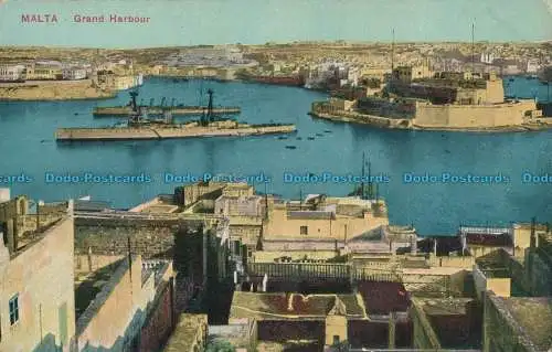 R009859 Malta. Grand Harbour