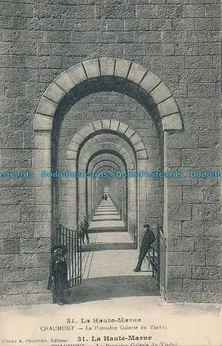 R008831 La Haute Marne. Chaumont. La Premiere Galerie du Viaduc. A. Purtoy