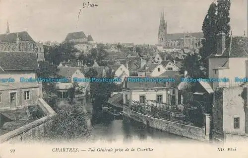 R008837 Chartres. Vue Generale Prise de la Courtille. ND. Nr 99