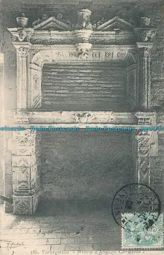 R008843 Varengeville. Manoir d Ango. Cheminee. Nr 286. 1906