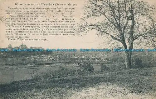 R008889 Panorama de Provins. Seine et Marne. Catala Freres. Nr 65. 1923