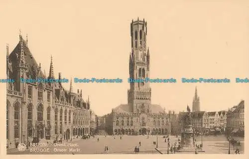 R009935 Brügge. Grand Place. Ern. Thill. Nels