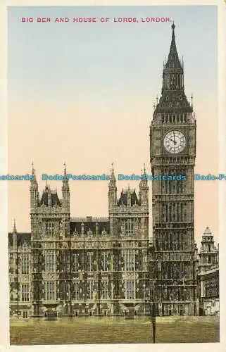 R009944 Big Ben und House of Lords. London