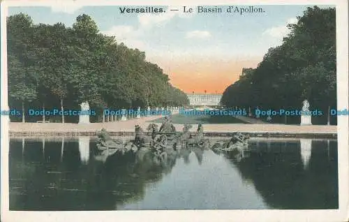 R009963 Versailles. Le Bassin d Apollon