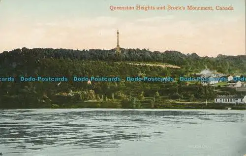 R008951 Queenston Heights and Brocks Monument. Kanada. Valentine