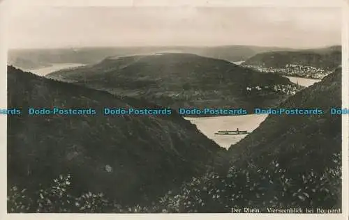 R010025 Der Rhein. Vierseenblick bei Boppard. Cramers Kunstanstalt