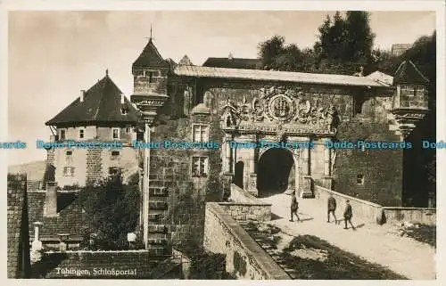 R010081 Tübingen. Schlossportal. Metz. RP