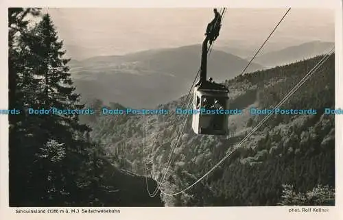 R010086 Schauinsland. Seilschwebebahn. Rolf Kellner. J. Velten. Nr 6721