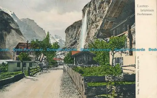 R009047 Lauterbrunnen Dorfstrasse. Brennenstuhl