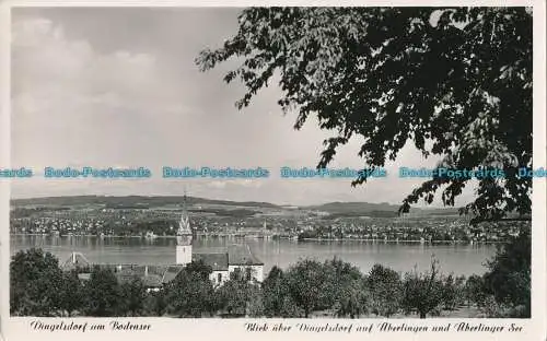 R010153 Dingelsdorf am Bodensee. Blick Uber Dingelsdorf auf Überlingen und Uberl