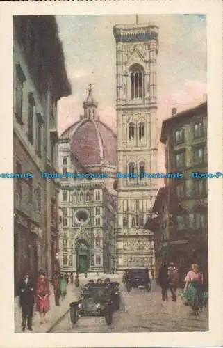 R013806 Firenze. Kathedrale und Glockenturm. A. Scrocchi. B. Hopkins