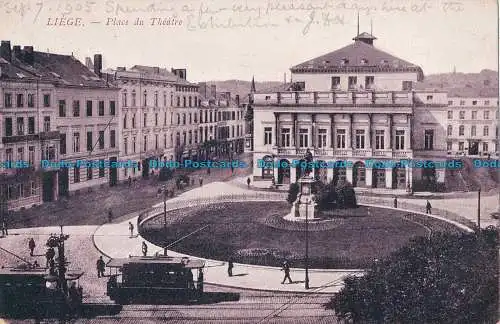 R014123 Liege. Place de Theatre. 1905