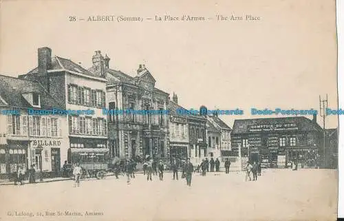 R014222 Albert. Der Armplatz. G. Lelong. Nr 28. B. Hopkins