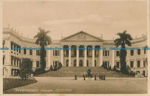 R014257 Government House. Kalkutta. C. F. Hooper. B. Hopkins