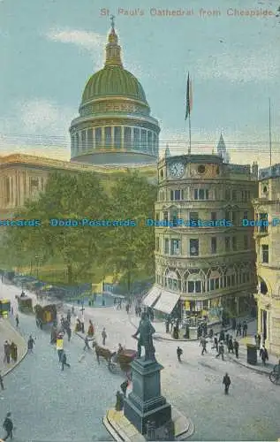 R014261 St. Pauls Cathedral von Cheapside. 1908