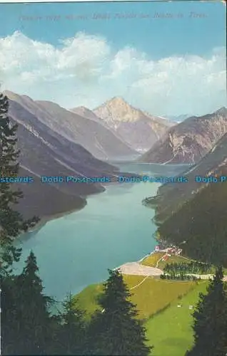 R014452 Plansee mit Hotel Forelle bei Reutte in Tirol. Purger. Nr 8056