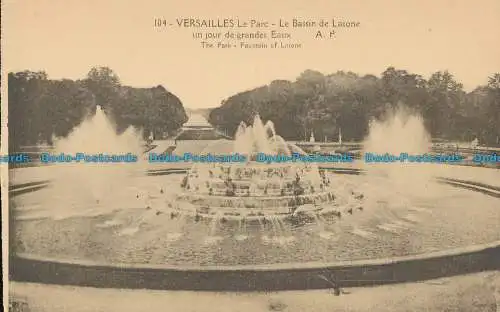 R015689 Versailles. Der Park. Brunnen von Latone. A. Papeghin. Nr 104