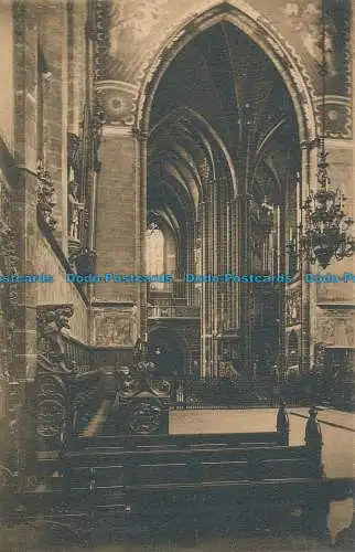 R014737 Frankfurt a.M. Kaiser Dom. Blick vom Chor. L. Klement. B. Hopkins