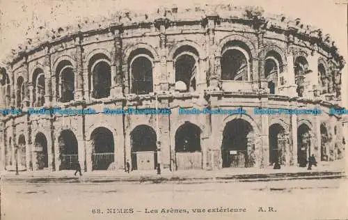 R014799 Nimes. Les Arenes Vue Exterieure. B. Hopkins