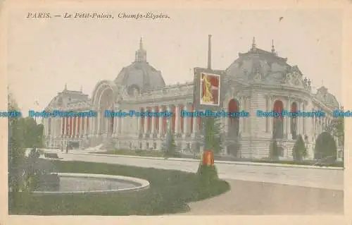 R014811 Paris. Le Petit Palais. Champs Elysees. B. Hopkins