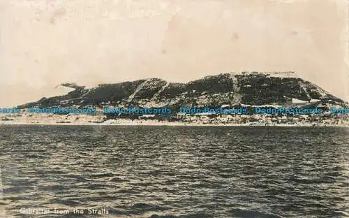 R016375 Gibraltar von der Meerenge. RP