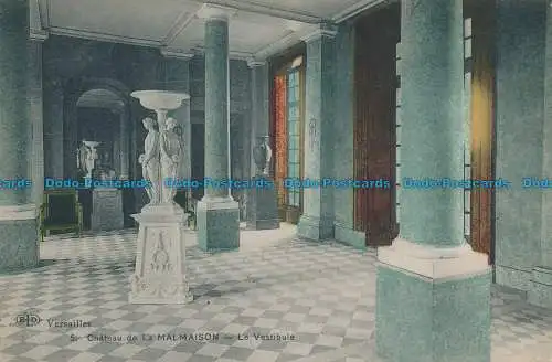 R017494 Versailles. S. Chateau de la Malmaison. Le Vestibule