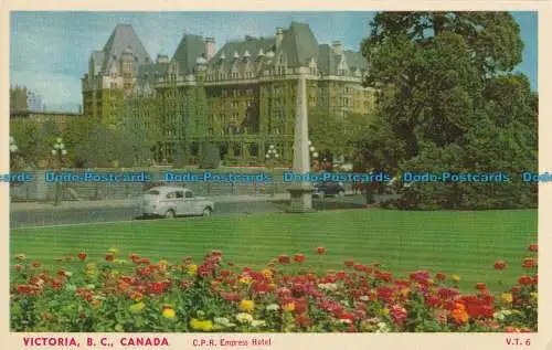 R016672 Victoria B.C. Kanada. C. P. R. Empress Hotel