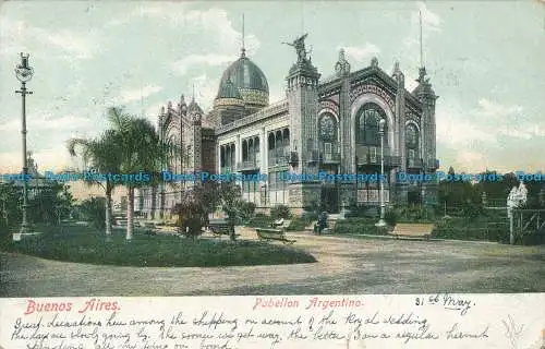 R016746 Buenos Aires. Pabellon Argentino. 1906. B. Hopkins