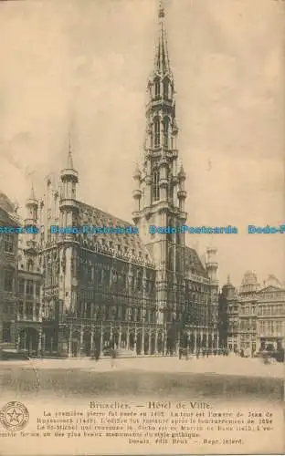 R015275 Bruxelles. Hotel de Ville. E. Desaix