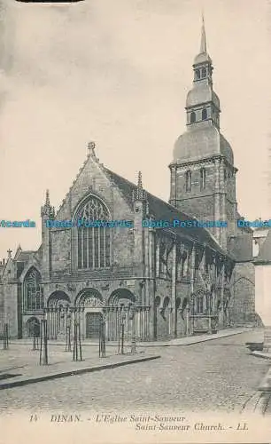 R017651 Dinan. Kirche Saint Sauveur. Levy et Neurdein Reunis. Nr 14