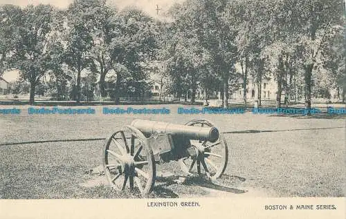 R015402 Lexington grün. Boston und Maine