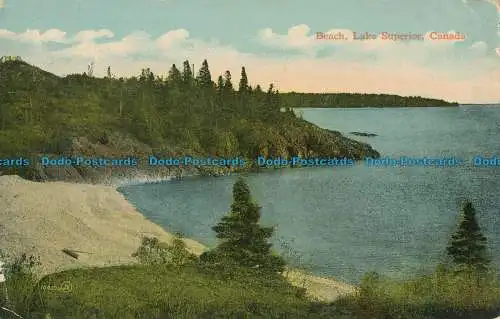 R017755 Strand. Lake Superior. Kanada. Canadian Pacific Railway