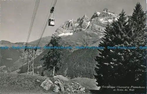 R015441 Teleferique Champery. Planachaux et Dents du Midi. A. Deriaz