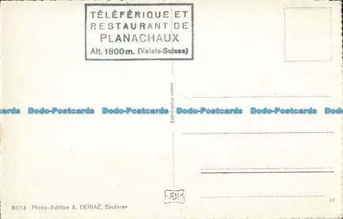 R015441 Teleferique Champery. Planachaux et Dents du Midi. A. Deriaz