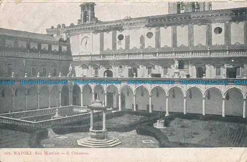 R017803 Napoli San Martino. Il Chiostro. De Luca Gentile