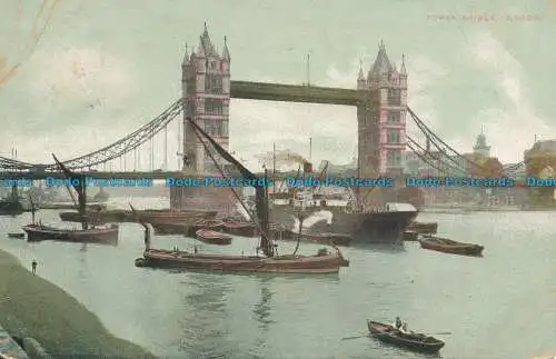 R016996 Tower Bridge. London. 1905