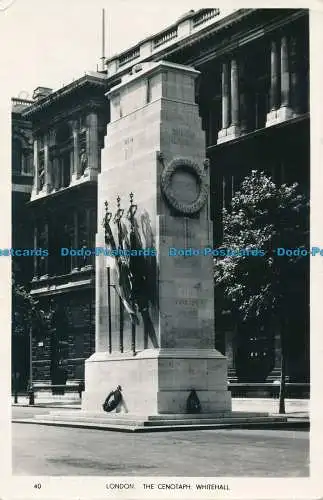 R017011 London. Das Kenotaph. Whitehall. Freimaurer Alpha. 1959