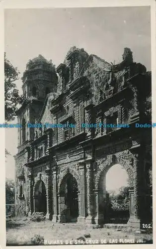 R015546 Ruins de Sta Cruz de Las Flores Jal. Agfa