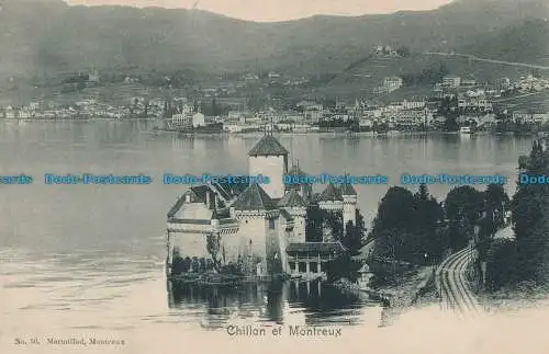 R017289 Chillon et Montreux. Marmillod. Nr 36