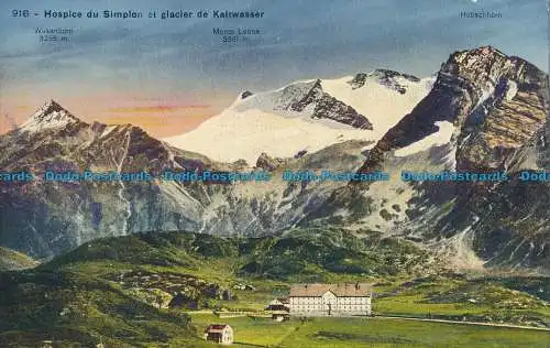 R018050 Hospice du Simplon et Glacier de Kaltwasser