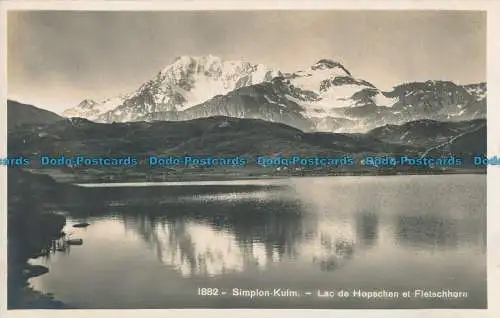 R018051 Simplon Kulm. Lac de Hopschen et Fletschhorn. Nr 1882