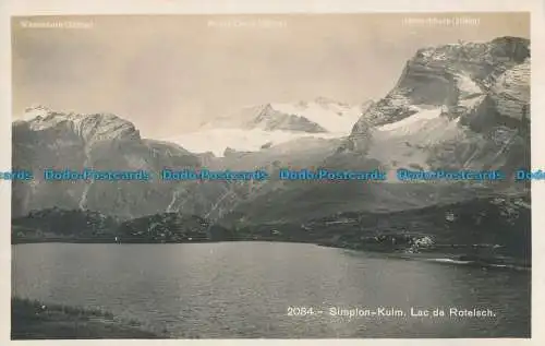 R018052 Simplon Kulm. Lac de Rotelsch