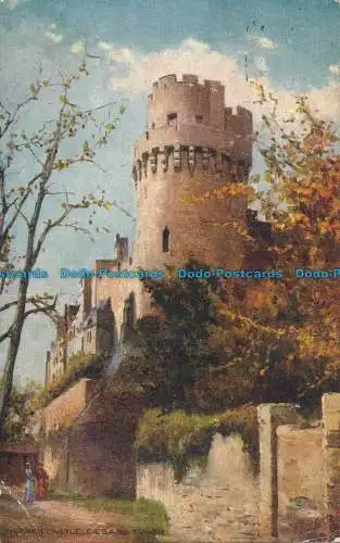 R018117 Warwick Castle. Caesars Tower. stecken. Oilette. Nr 7405. 1908