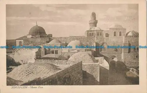 R018939 Jerusalem. Berg Zion. B. Livadas und Coutsicos