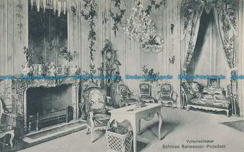 R018978 Voltairezimmer Schloss Sanssouci Potsdam. R. Steinbruck