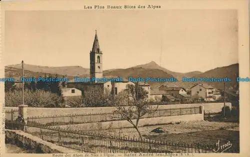 R018413 Les Plus Beaux Sites des Alpes. Route des Alpes de Nice a Digne. Saint A