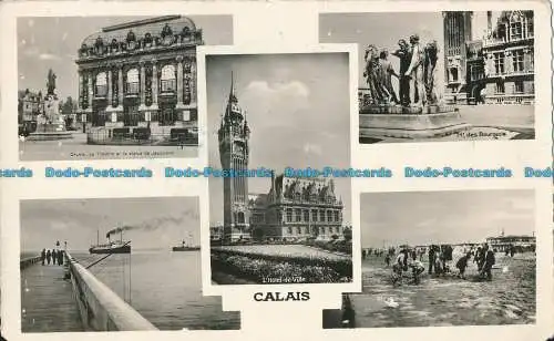 R018549 Calais. Mehrfachansicht. Fauchois. 1956