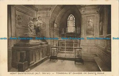 R019239 Mont Sainte Odile. Tombeau et Chasse de Sainte Odile. Braun